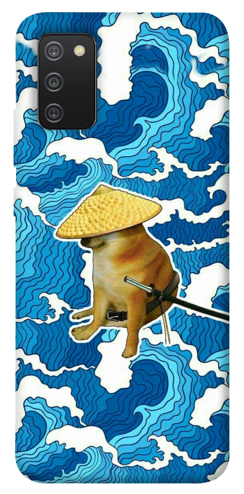Чехол Sad dog samurai для Galaxy A02s