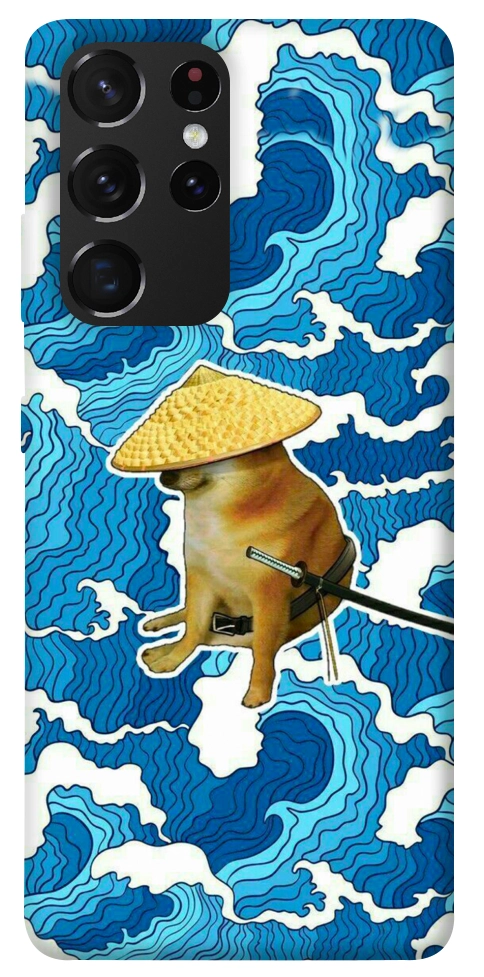 Чохол Sad dog samurai для Galaxy S21 Ultra