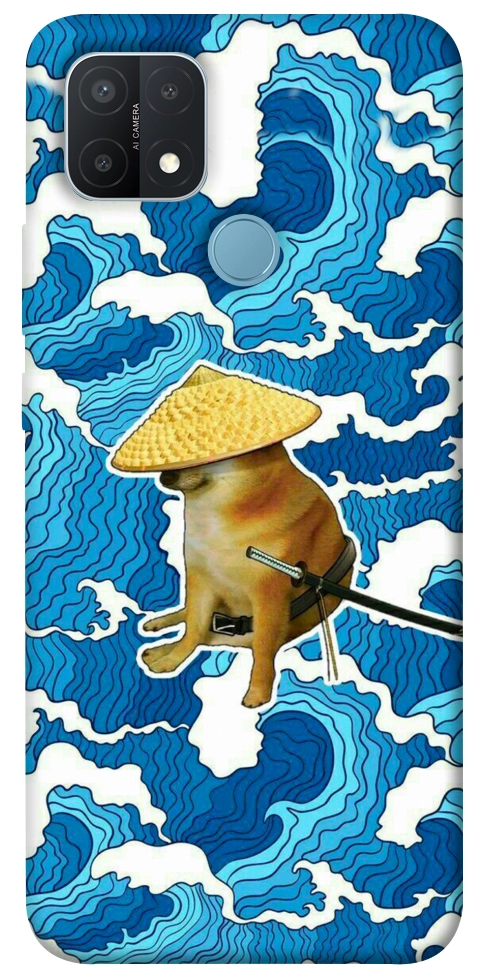 Чохол Sad dog samurai для Oppo A15