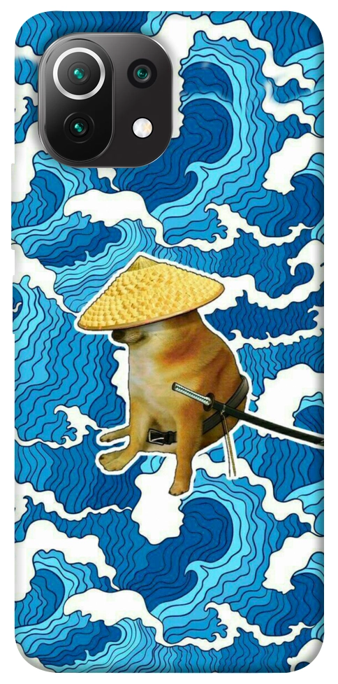 Чохол Sad dog samurai для Xiaomi Mi 11 Lite