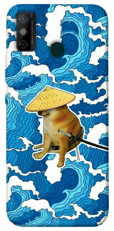 Чехол Sad dog samurai для TECNO Spark 6 Go