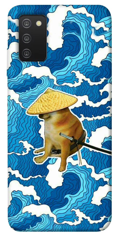 Чехол Sad dog samurai для Galaxy A03s