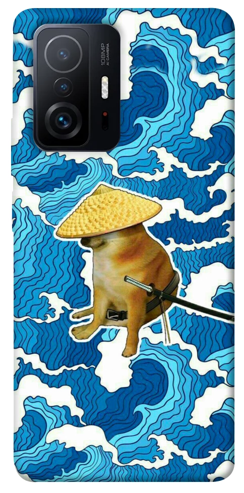 Чохол Sad dog samurai для Xiaomi 11T