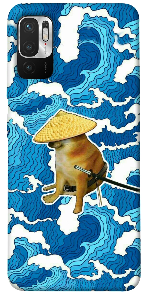 Чохол Sad dog samurai для Xiaomi Poco M3 Pro