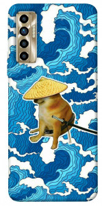 Чохол Sad dog samurai для TECNO Camon 17P