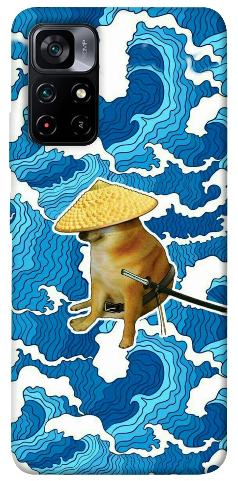 Чохол Sad dog samurai для Xiaomi Poco M4 Pro 5G