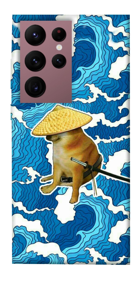 Чохол Sad dog samurai для Galaxy S22 Ultra