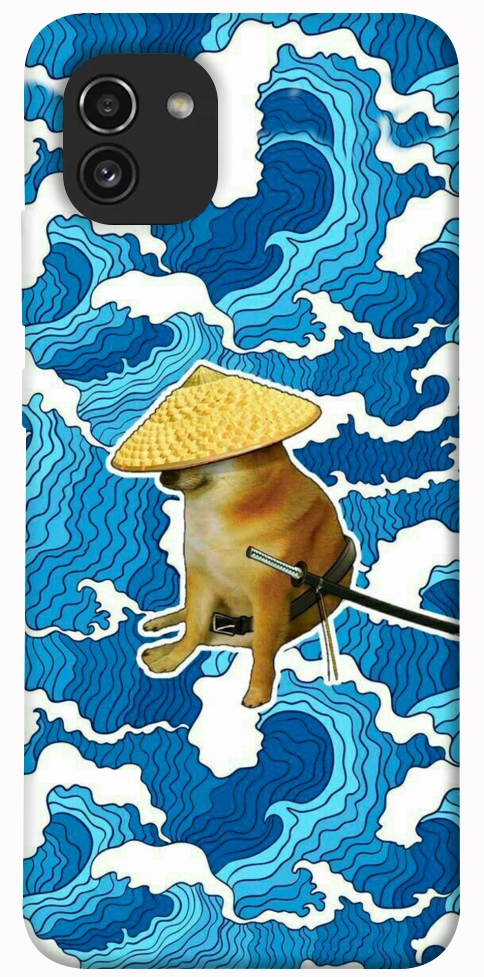 Чохол Sad dog samurai для Galaxy A03