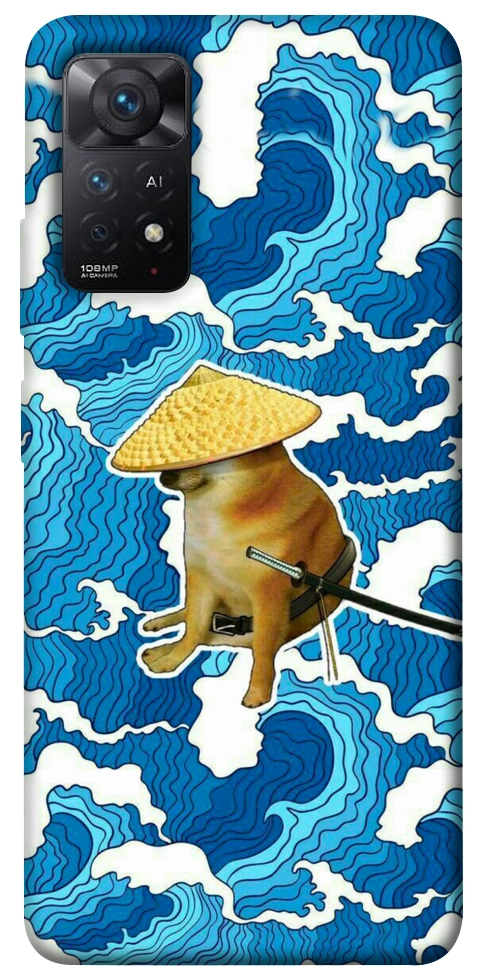 Чохол Sad dog samurai для Xiaomi Redmi Note 11 Pro 5G