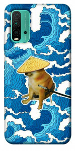 Чехол Sad dog samurai для Xiaomi Redmi 9T