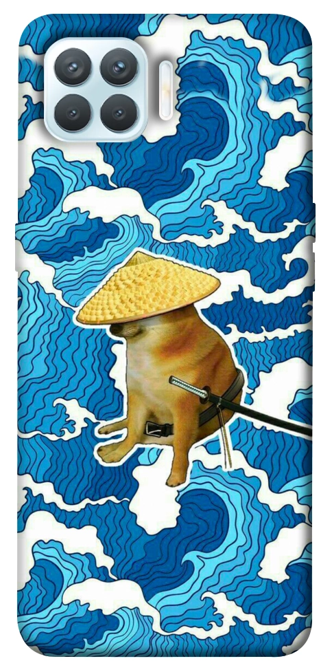 Чохол Sad dog samurai для Oppo F17 Pro