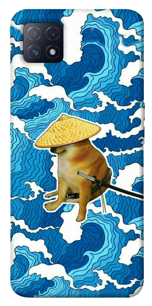 Чехол Sad dog samurai для Oppo A73 5G