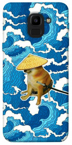 Чехол Sad dog samurai для Galaxy J6 (2018)