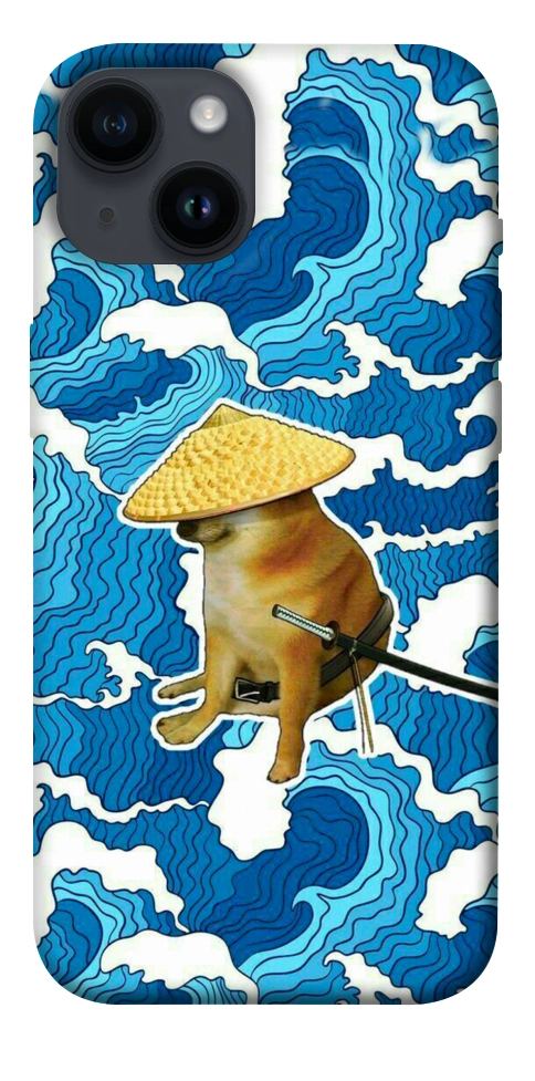 Чехол Sad dog samurai для iPhone 14