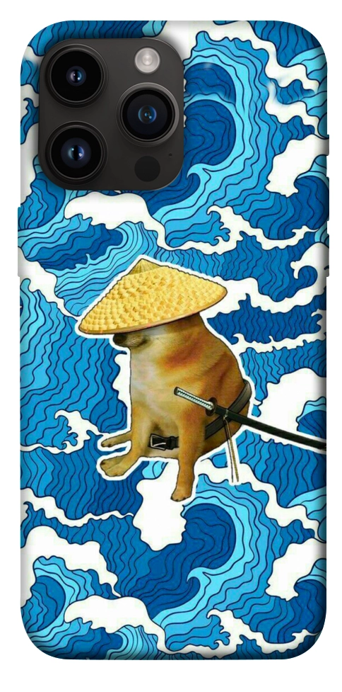 Чохол Sad dog samurai для iPhone 14 Pro Max