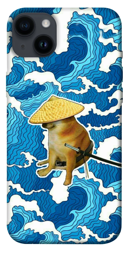 Чохол Sad dog samurai для iPhone 14 Plus
