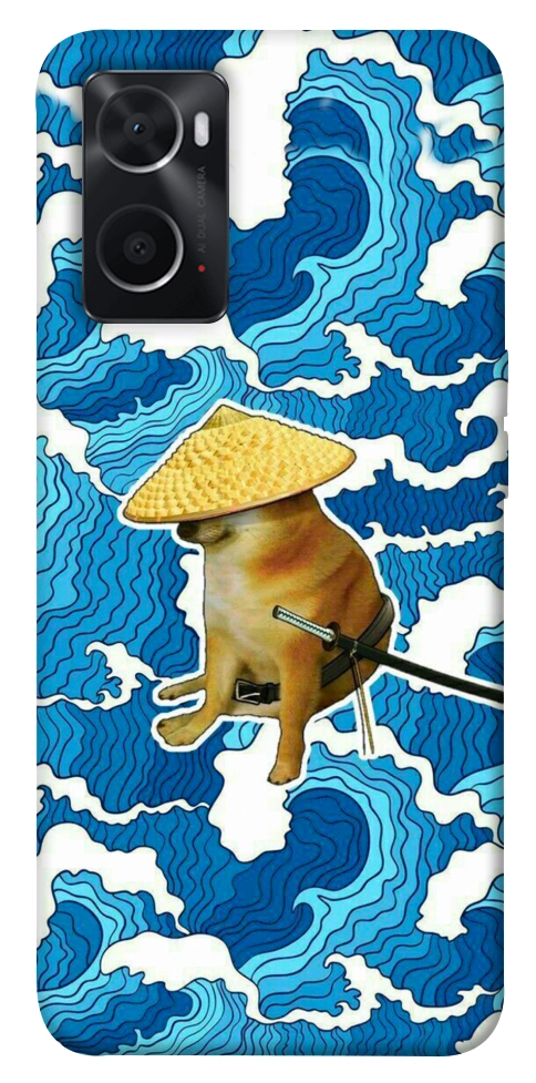 Чехол Sad dog samurai для Oppo A76 4G