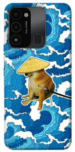 Чехол Sad dog samurai для TECNO Spark 8C