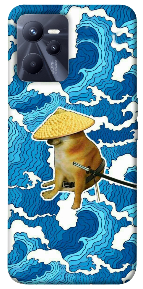 Чехол Sad dog samurai для Realme C35