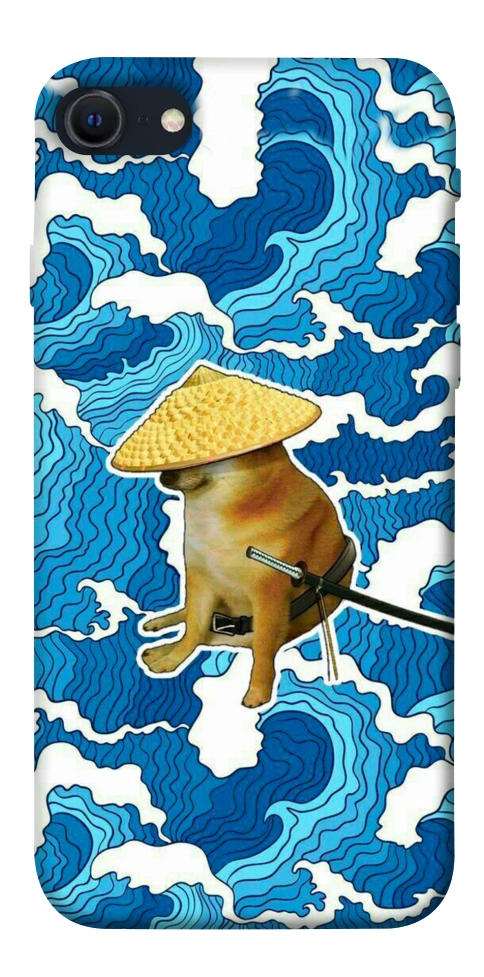 Чехол Sad dog samurai для iPhone SE (2022)