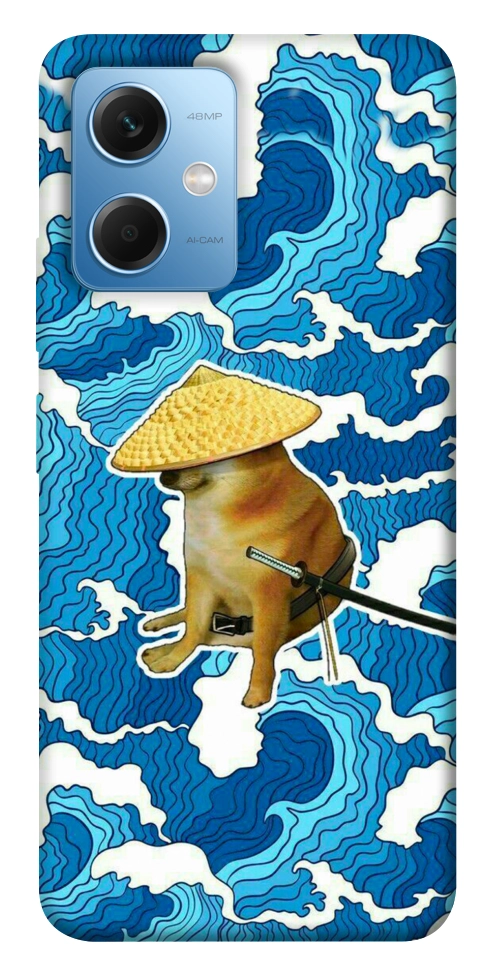 Чохол Sad dog samurai для Xiaomi Redmi Note 12 5G