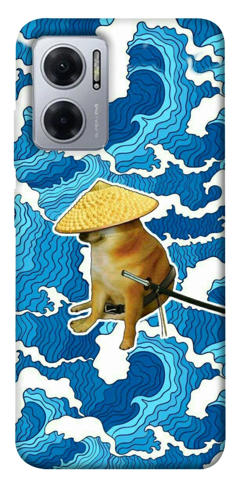 Чохол Sad dog samurai для Xiaomi Redmi Note 11E