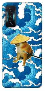 Чохол Sad dog samurai для Xiaomi Redmi K50 Gaming