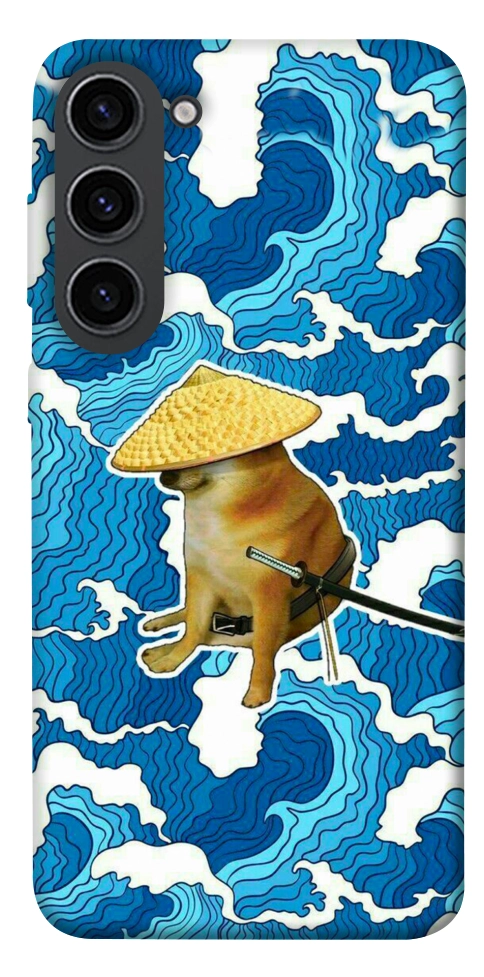 Чехол Sad dog samurai для Galaxy S23