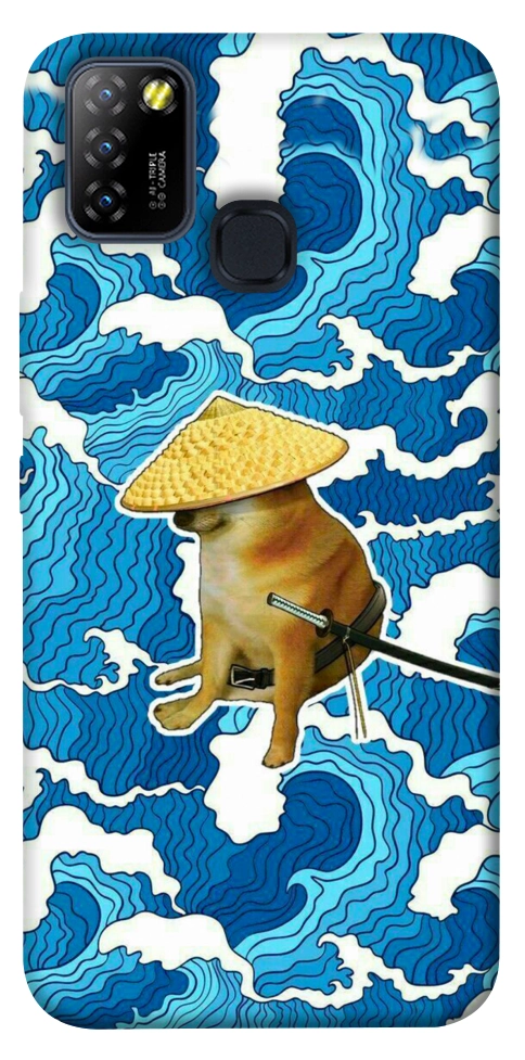 Чохол Sad dog samurai для Infinix Hot 10 Lite