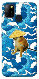 Чехол Sad dog samurai для Infinix Hot 10 Lite
