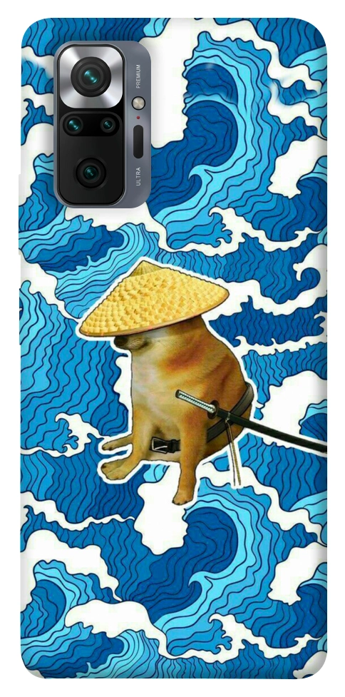 Чохол Sad dog samurai для Xiaomi Redmi Note 10 Pro Max