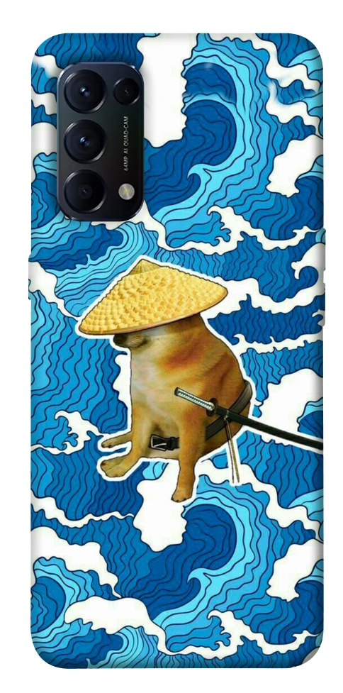 Чохол Sad dog samurai для Oppo Reno 5 4G