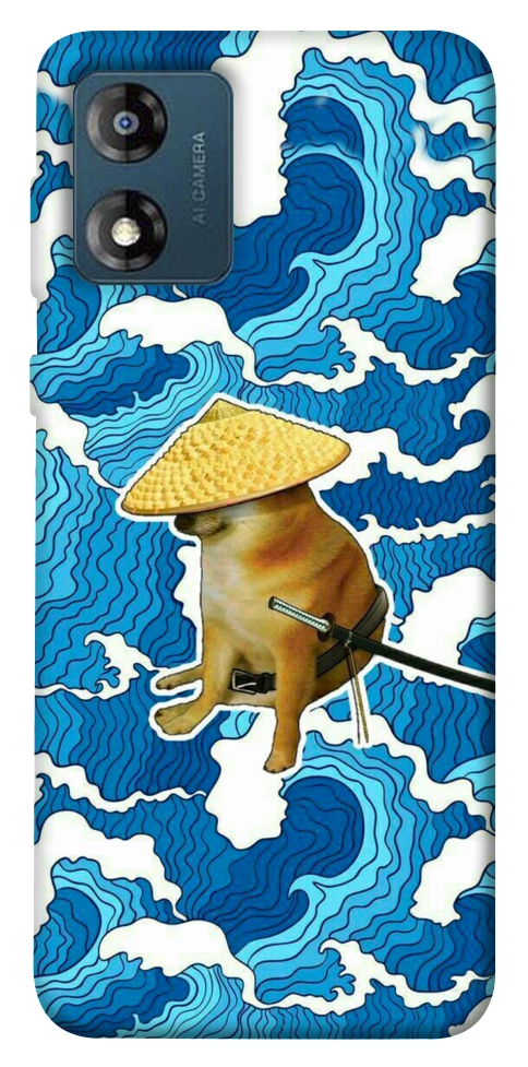 Чохол Sad dog samurai для Motorola Moto E13