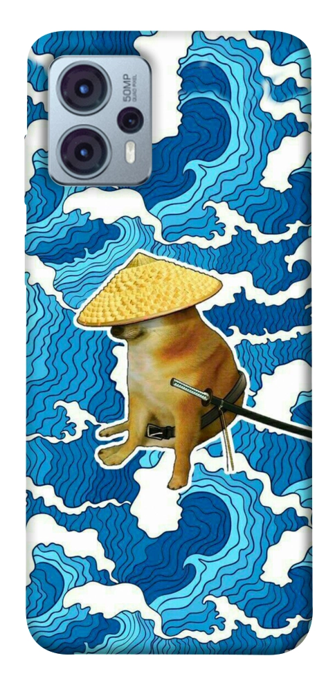 Чехол Sad dog samurai для Motorola Moto G23
