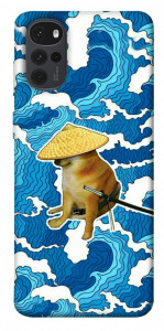 Чехол Sad dog samurai для Motorola Moto G22