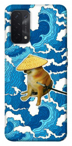 Чохол Sad dog samurai для Oppo A54 5G