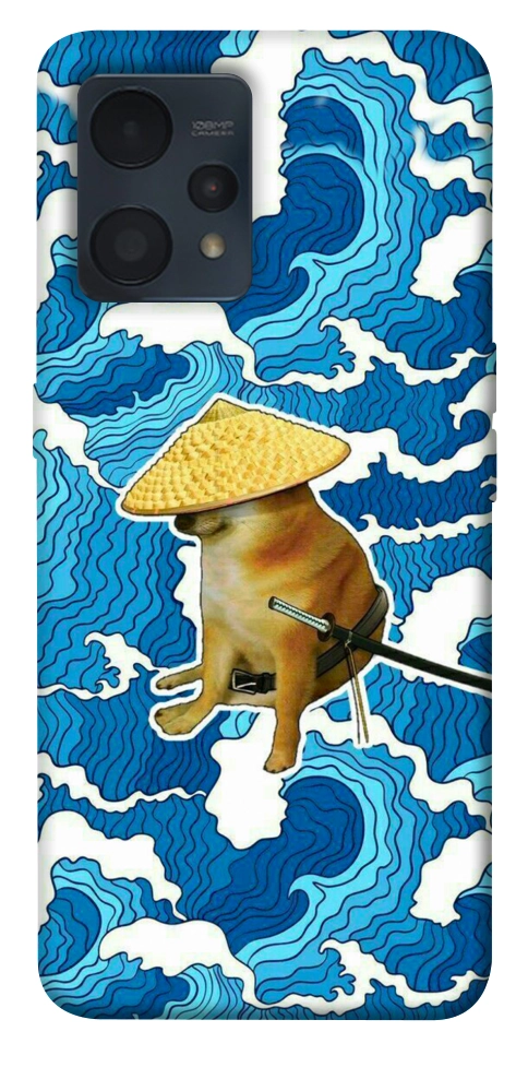 Чехол Sad dog samurai для Realme 9 Pro+