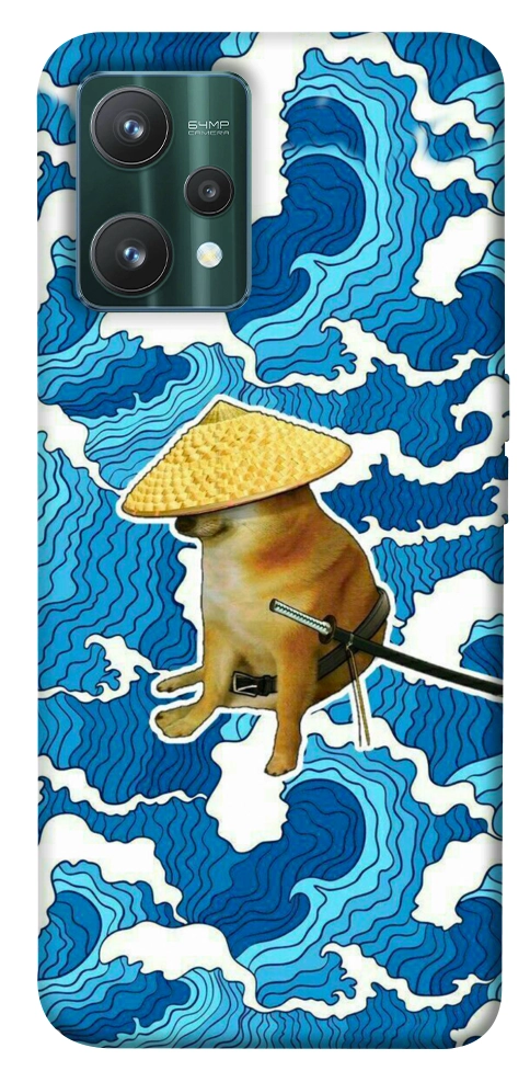 Чехол Sad dog samurai для Realme 9 Pro