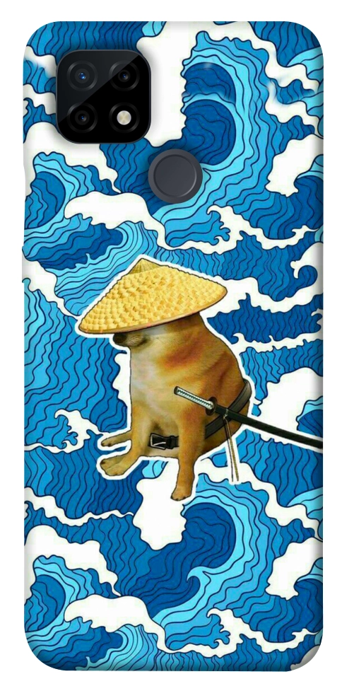 Чехол Sad dog samurai для Realme C21