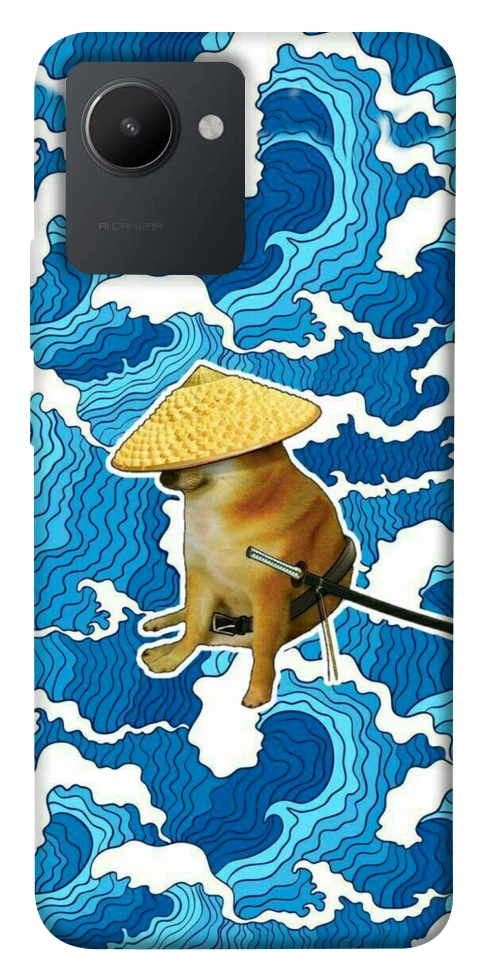 Чехол Sad dog samurai для Realme C30