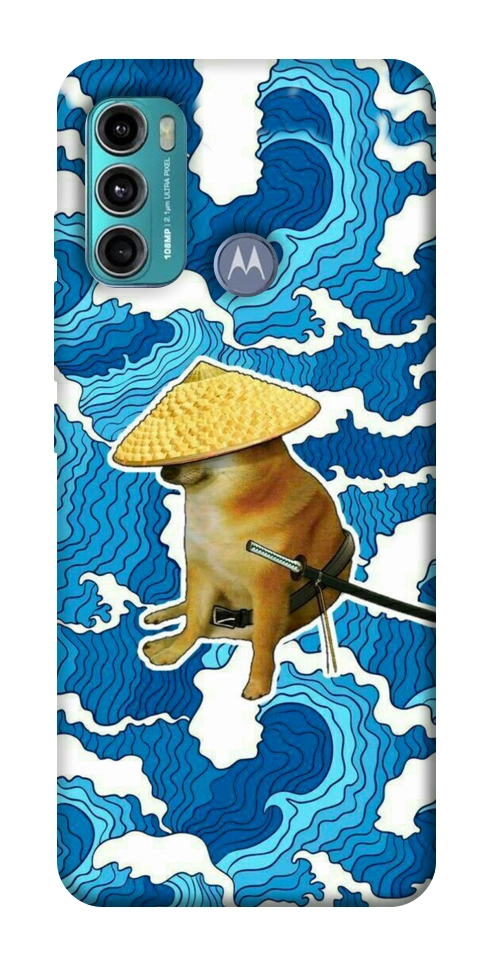 Чохол Sad dog samurai для Motorola Moto G60