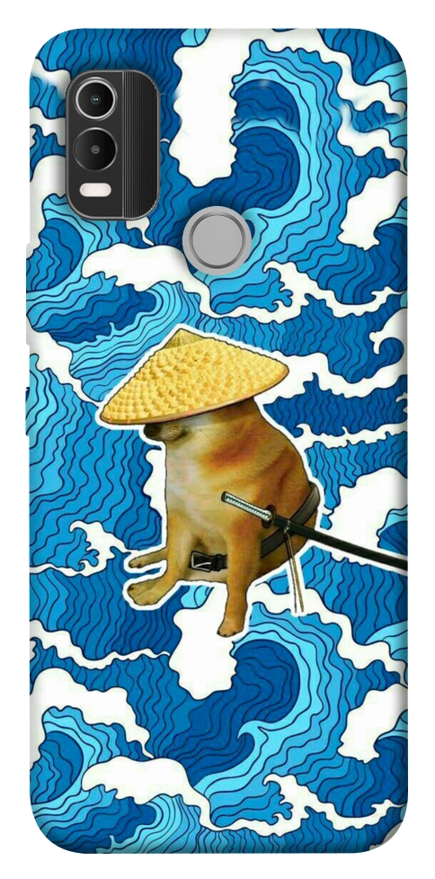 Чохол Sad dog samurai для Nokia C21 Plus