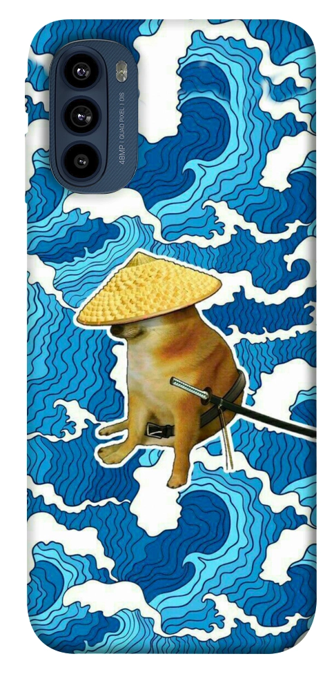 Чехол Sad dog samurai для Motorola Moto G41