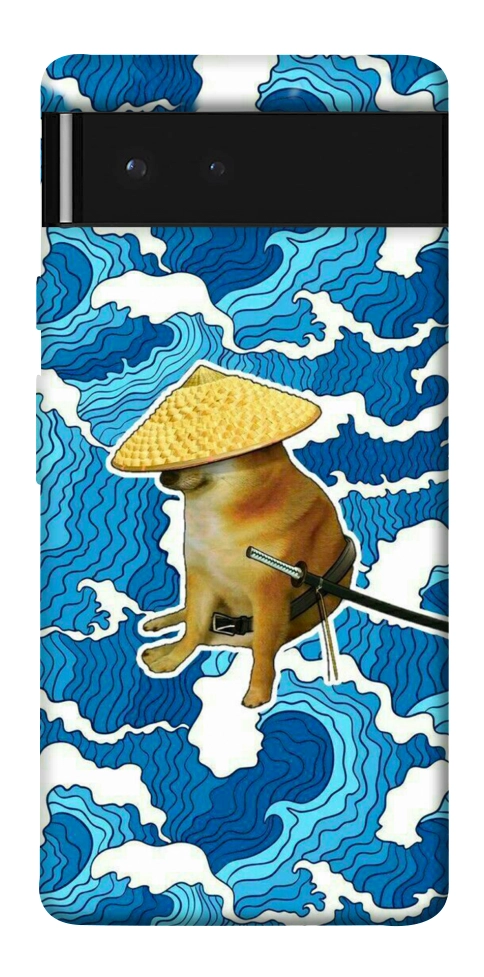 Чохол Sad dog samurai для Google Pixel 6