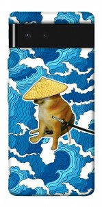 Чохол Sad dog samurai для Google Pixel 6