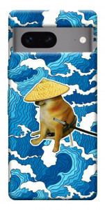 Чехол Sad dog samurai для Google Pixel 7