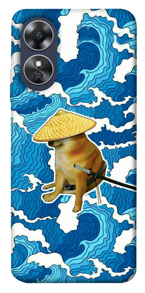Чохол Sad dog samurai для Oppo A17