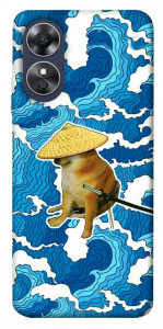 Чехол Sad dog samurai для Oppo A17