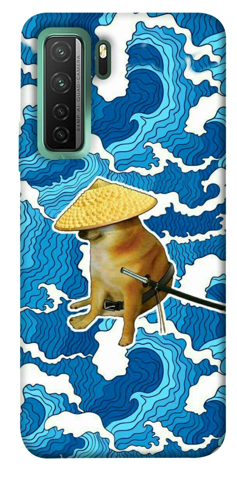 Чохол Sad dog samurai для Huawei nova 7 SE