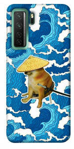 Чехол Sad dog samurai для Huawei nova 7 SE